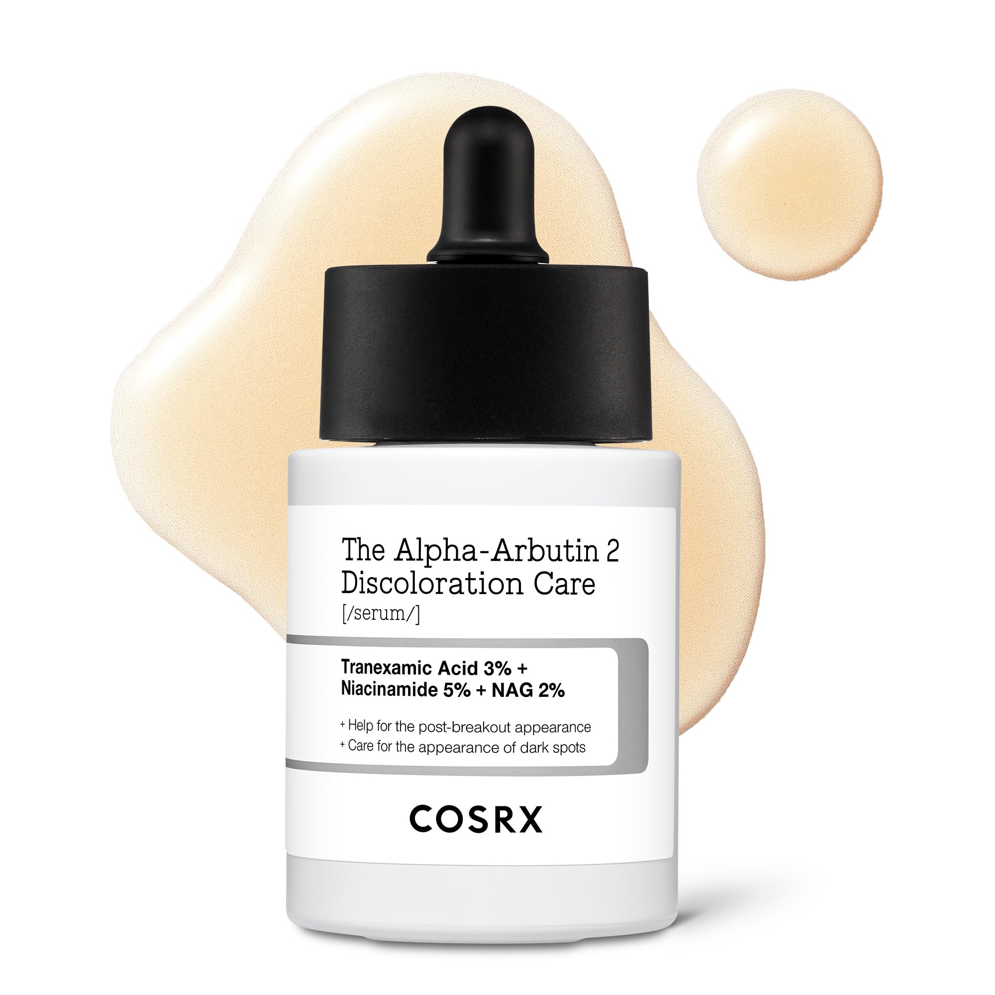 COSRX 2% Alpha Arbutin Discoloration Care Face Serum with Niacinamide Glutathione & Tranexamic Acid 1.7 fl oz – Serum for Face Korean Skin Care